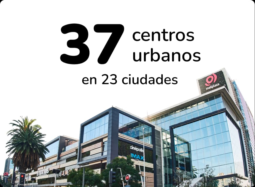 37 centros urbanos
